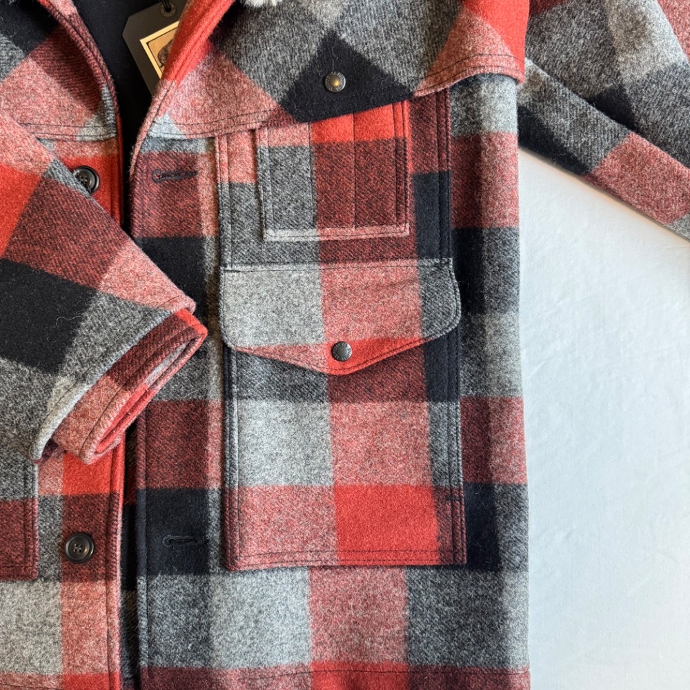 Filson Wool Packer Coat, Men's Size Small, "Rust" Colour - Picture 4 of 7